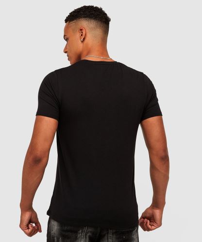 Alessandro Zavetti Growler Boya T-shirt Simsiyah