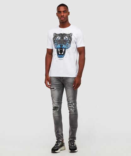 Alessandro Zavetti Growler Boya T-shirt Simsiyah