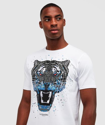 Alessandro Zavetti Growler Boya T-shirt Simsiyah