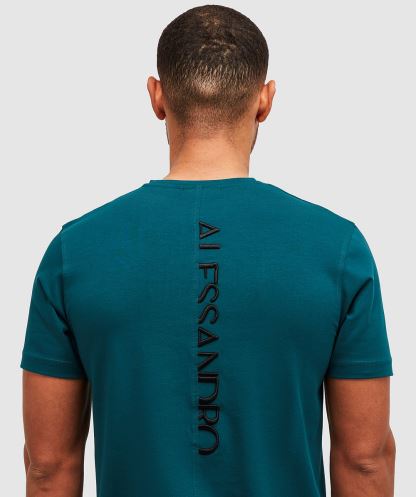 Alessandro Zavetti Porta T-shirt Simsiyah
