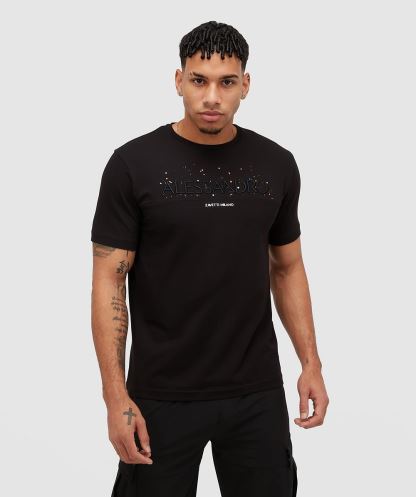 Alessandro Zavetti Porta T-shirt Simsiyah