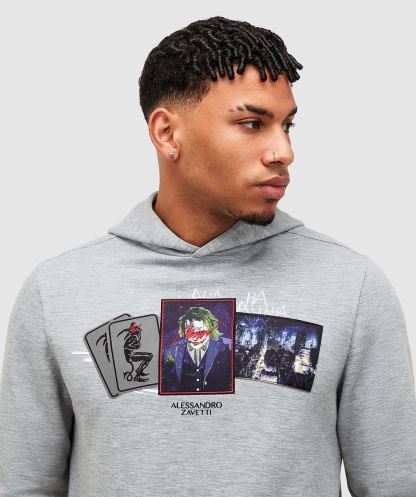 Sorriso Tepegöz Kapşonlu Alessandro Zavetti Siyah