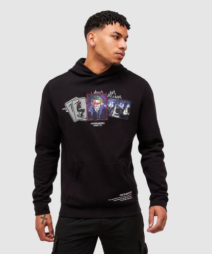 Sorriso Tepegöz Kapşonlu Alessandro Zavetti Siyah