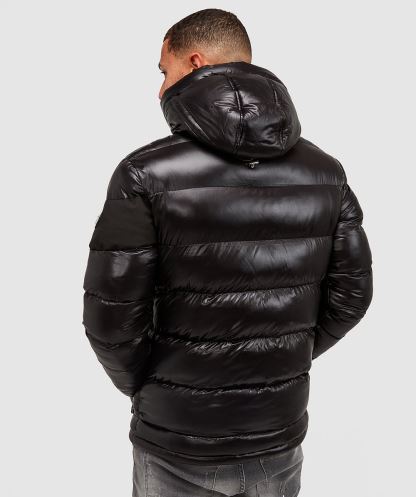 Alessandro Zavetti Siyah Catrio şişme Ceket