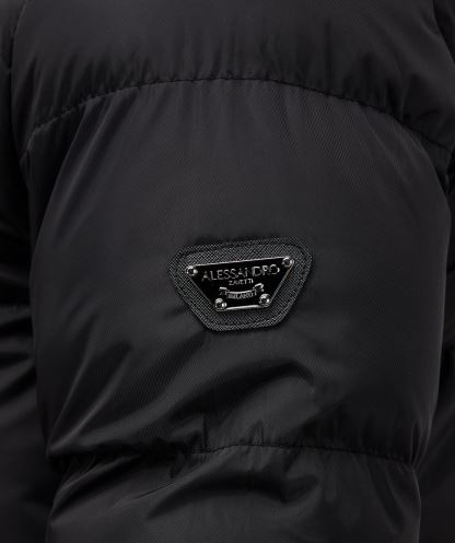 Siyah Torno Uzun çizgi Kirpi Ceket Alessandro Zavetti