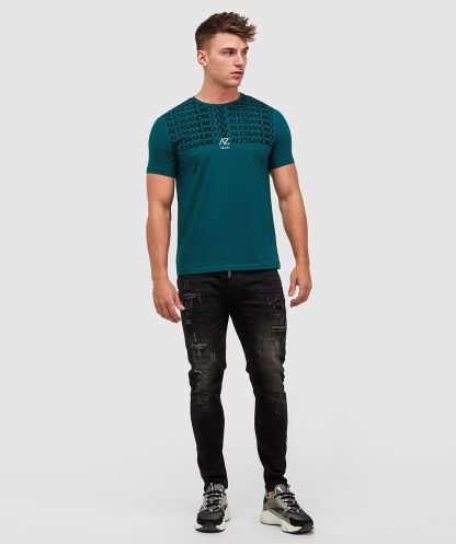 Alessandro Zavetti Siyah Renossi Tişört