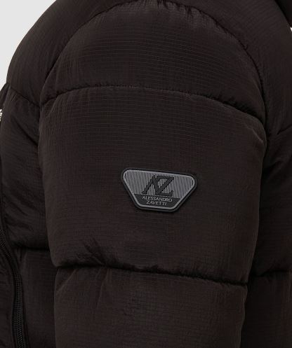 Siyah Alessandro Zavetti Minivo Yırtılmaz Kirpi Ceket