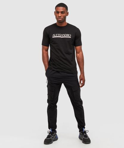 Alessandro Zavetti Mesoni 2.0 T-shirt Siyah