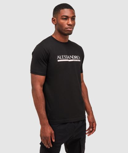 Alessandro Zavetti Mesoni 2.0 T-shirt Siyah