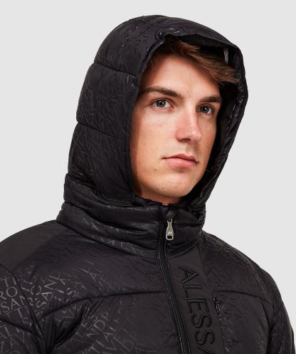 Siyah Alessandro Zavetti Vitorno 2.0 şişme Mont