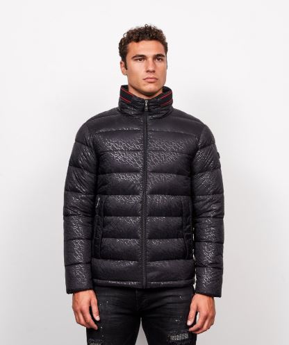 Alessandro Zavetti Siyah Tessicci şişme Ceket