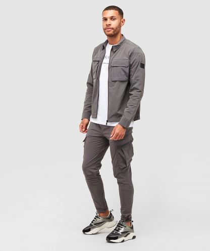 Marcello 2.0 Dokuma Kargo Pantolon Alessandro Zavetti Charcoal