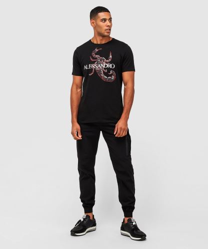 Alessandro Zavetti Charcoal Gabetto 2.0 Kargo Pantolon