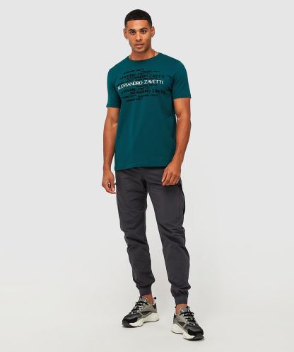 Alessandro Zavetti Charcoal Gabetto 2.0 Kargo Pantolon