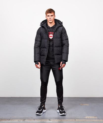 Siyah Alessandro Zavetti Vamos şişme Ceket