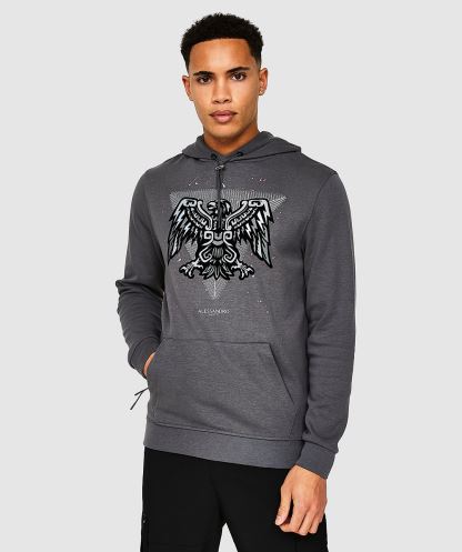 Aztek Piramit Havai Kapşonlu Alessandro Zavetti Mıknatıs Gri