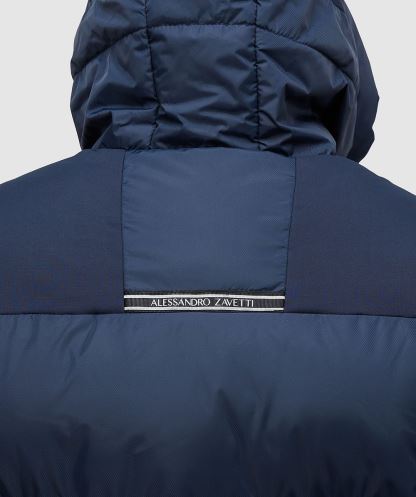 Torno Uzun çizgi Kirpi Ceket Lacivert Alessandro Zavetti