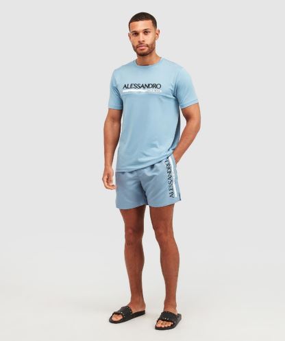 Siyah Merseo 2.0 Yüzme şortu Alessandro Zavetti