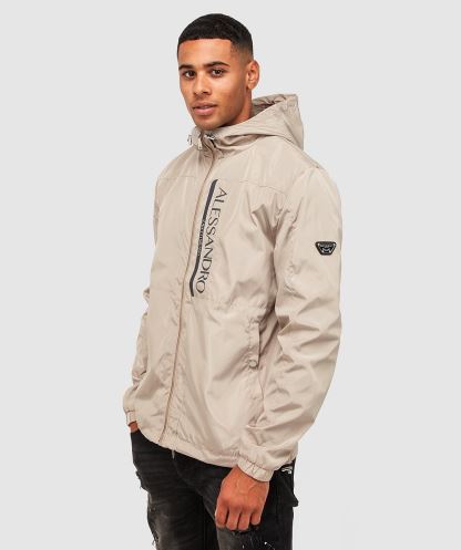 Saf Kaşmir Aronio Windrunner Ceket Alessandro Zavetti