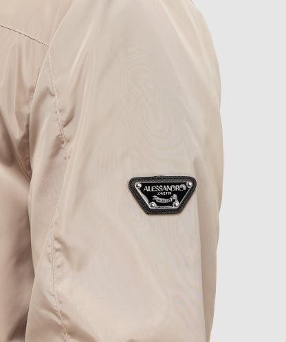 Saf Kaşmir Aronio Windrunner Ceket Alessandro Zavetti