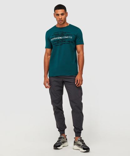 Novazzi T-shirt Alessandro Zavetti Mıknatıs Gri