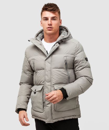 Alessandro Zavetti Gri Vero şişme Ceket