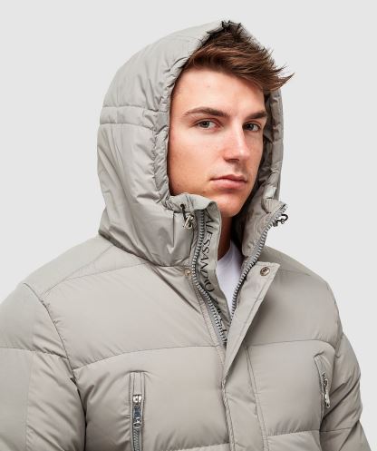 Alessandro Zavetti Gri Vero şişme Ceket