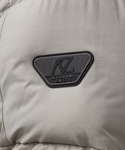 Alessandro Zavetti Gri Vero şişme Ceket