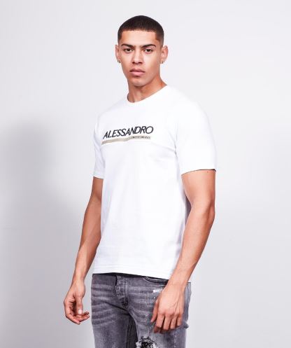 Siyah Alessandro Zavetti Mesoni Tişört