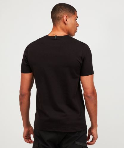 Siyah Anubis Profil Tişört Alessandro Zavetti