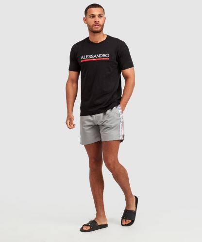 Alessandro Zavetti Rozzaro Teyp Yüzme şortu Mavi