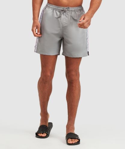 Alessandro Zavetti Rozzaro Teyp Yüzme şortu Gri