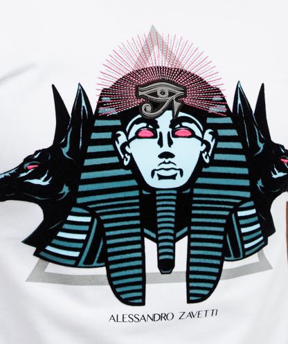 Alessandro Zavetti Trinity Tişört Beyaz