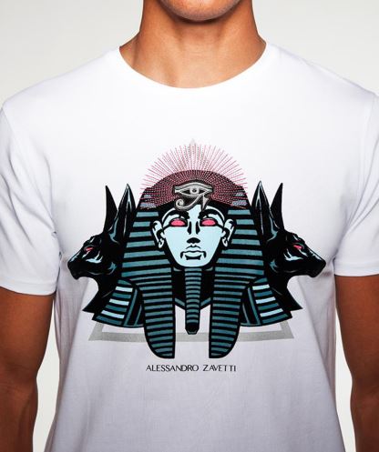 Alessandro Zavetti Trinity Tişört Beyaz