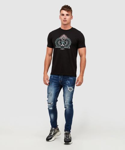 Simsiyah Alessandro Zavetti Bok Böceği Tişört