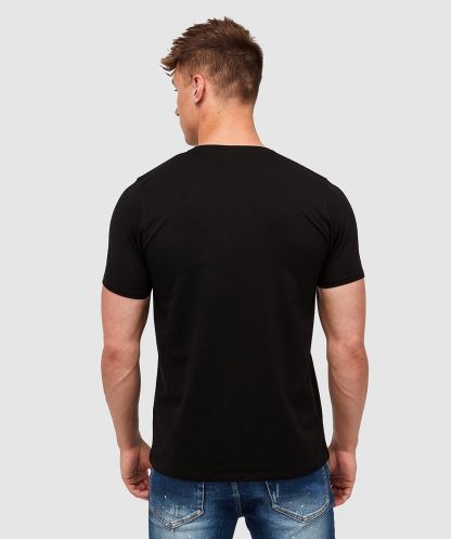 Simsiyah Alessandro Zavetti Bok Böceği Tişört