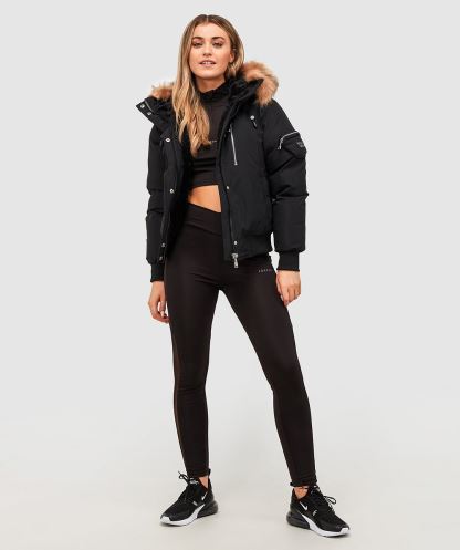 Kadın Vittoria Bomber Ceket Siyah Alessandro Zavetti