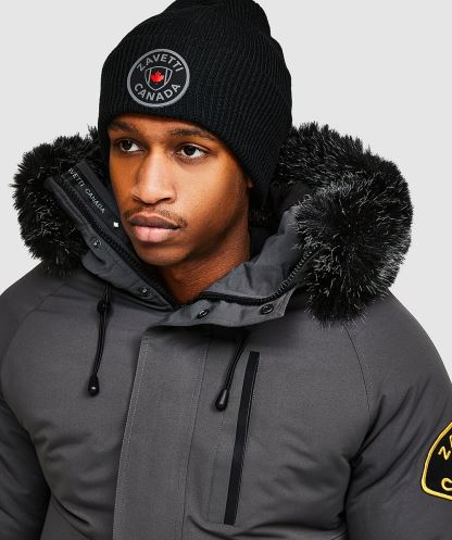 Siyah Forbes örgü şapka Alessandro Zavetti