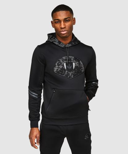 Alessandro Zavetti Silvatino Tepegöz Kapşonlu Simsiyah