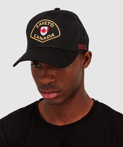 Alberta 2.0 Kamyon şoförü şapkası Alessandro Zavetti Siyah