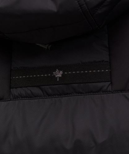 Alessandro Zavetti Siyah Greyson Uzun çizgi Kirpi Ceket