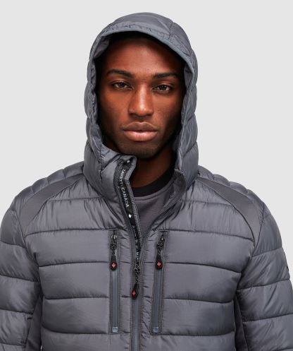 Faro Hibrit şişme Ceket Siyah Alessandro Zavetti