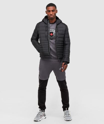 Faro Hibrit şişme Ceket Siyah Alessandro Zavetti