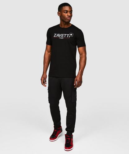 Siyah Salvatori Tişört Alessandro Zavetti