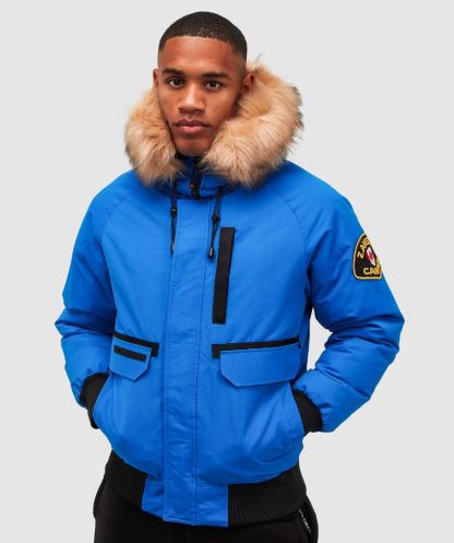 Abelli 2.0 Kapüşonlu Bomber Ceket Alessandro Zavetti Royal