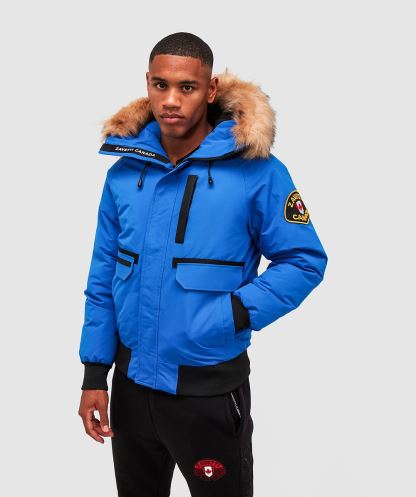 Abelli 2.0 Kapüşonlu Bomber Ceket Alessandro Zavetti Royal