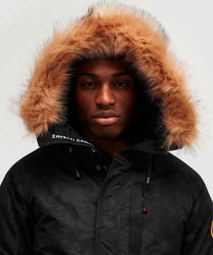 Simsiyah Alessandro Zavetti Abelli 2.0 Reflektif Bomber Ceket