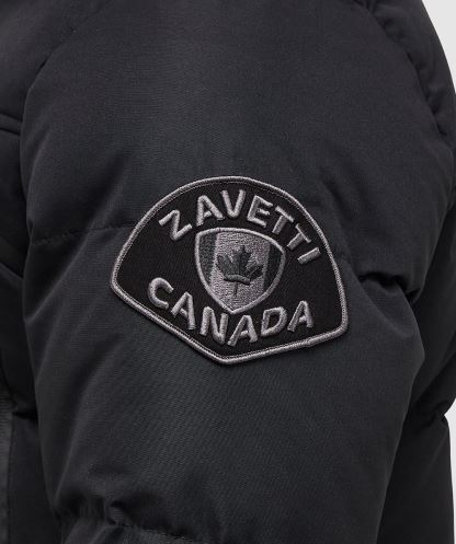 Orford Kirpi Parka Ceket Siyah Alessandro Zavetti