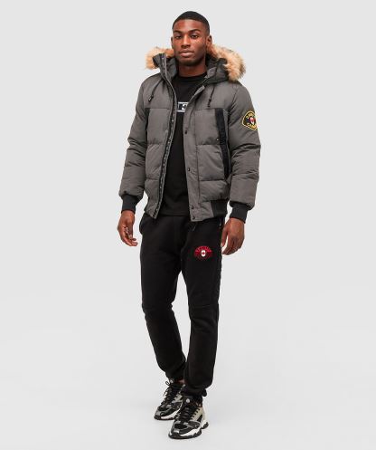 Royal Aylmer Kirpi Kürk Kapşonlu Bomber Ceket Alessandro Zavetti