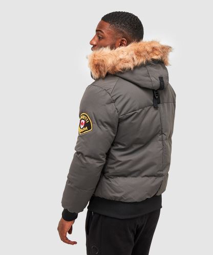 Royal Aylmer Kirpi Kürk Kapşonlu Bomber Ceket Alessandro Zavetti